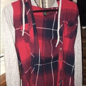Long Sleeve Button Up Flannel